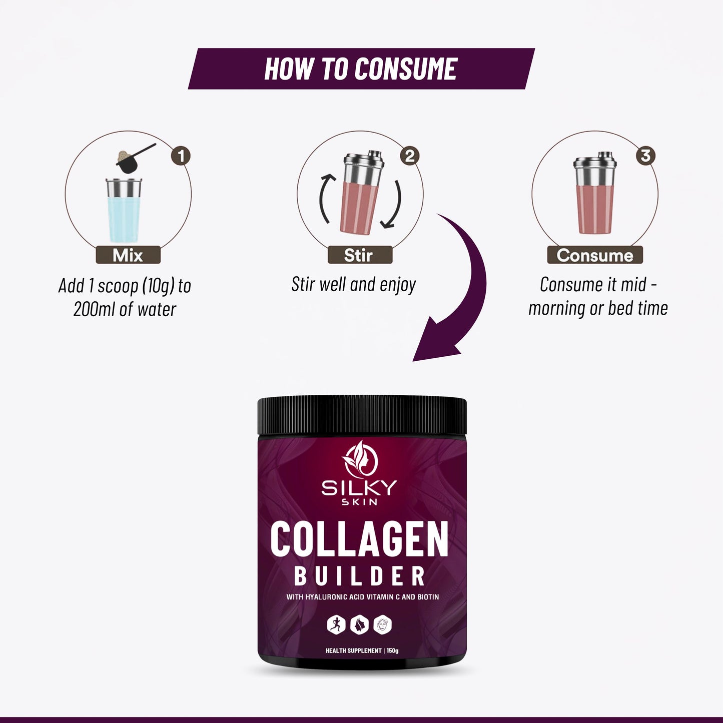 🌸Collagen Builder Powder | With Hyaluronic Acid, Vitamin C & Biotin