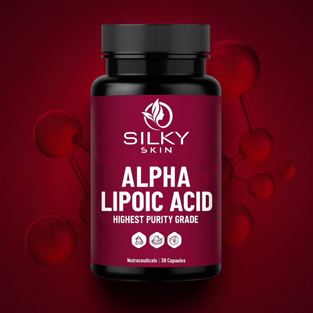 Silky Skin Alpha Lipoic Acid 300 mg – Antioxidant Support | 30 Capsules