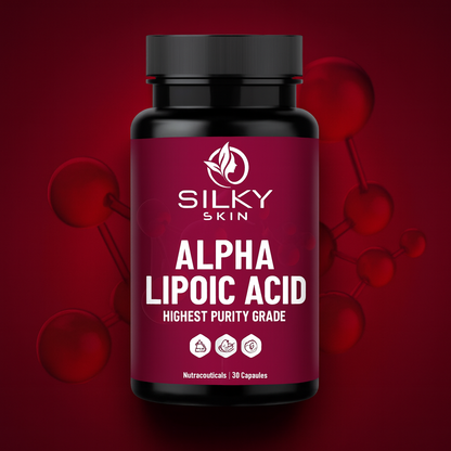 Silky Skin Alpha Lipoic Acid 300 mg – Antioxidant Support | 30 Capsules