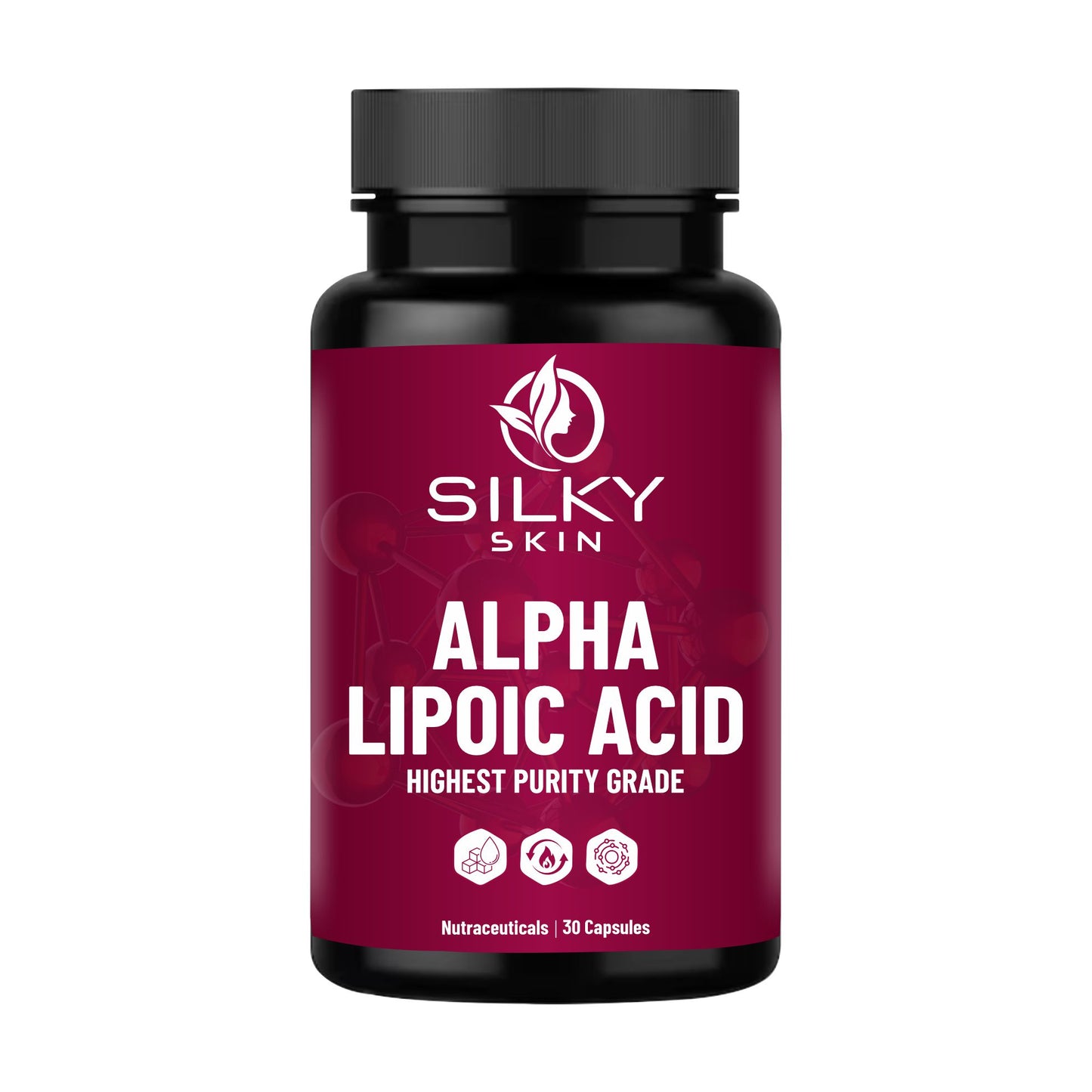 Silky Skin Alpha Lipoic Acid 300 mg – Antioxidant Support | 30 Capsules
