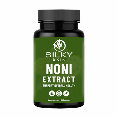 Silky Skin Noni Extract – 600 mg | Nutraceutical Supplement | 60 Veg Capsules