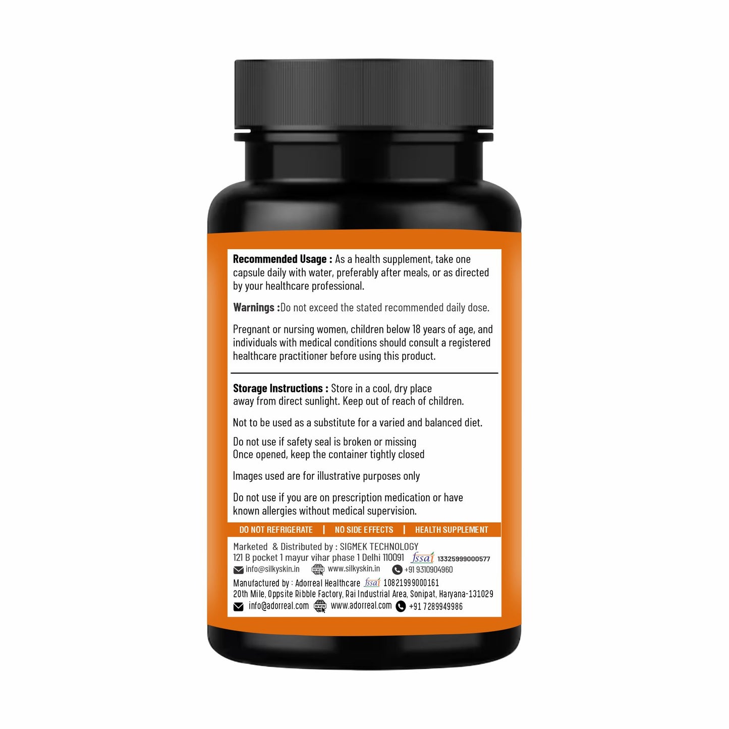 Silky Skin Multivitamin for Women | Daily Energy, Immunity & Wellness Support | With Vitamins, Minerals, Herbal Extracts & Probiotics | 30/60 Capsules